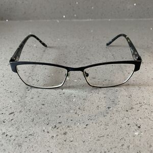 HELIUM PARIS Eyeglasses FRAMES ONLY 4234 MBLK 53 [] 15 135 Flex Hinges Italy
